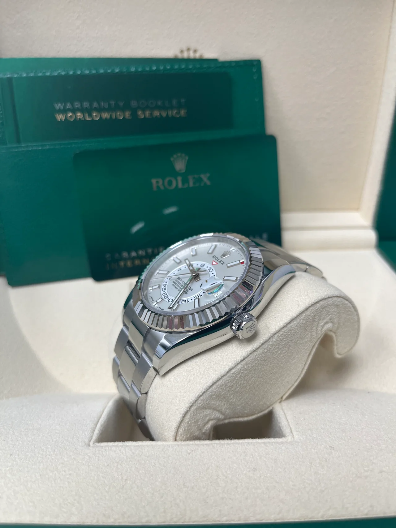 Rolex Sky-Dweller 326934 - 42MM White Rolesor White Index Dial Oyster Bracelet 2020-121
