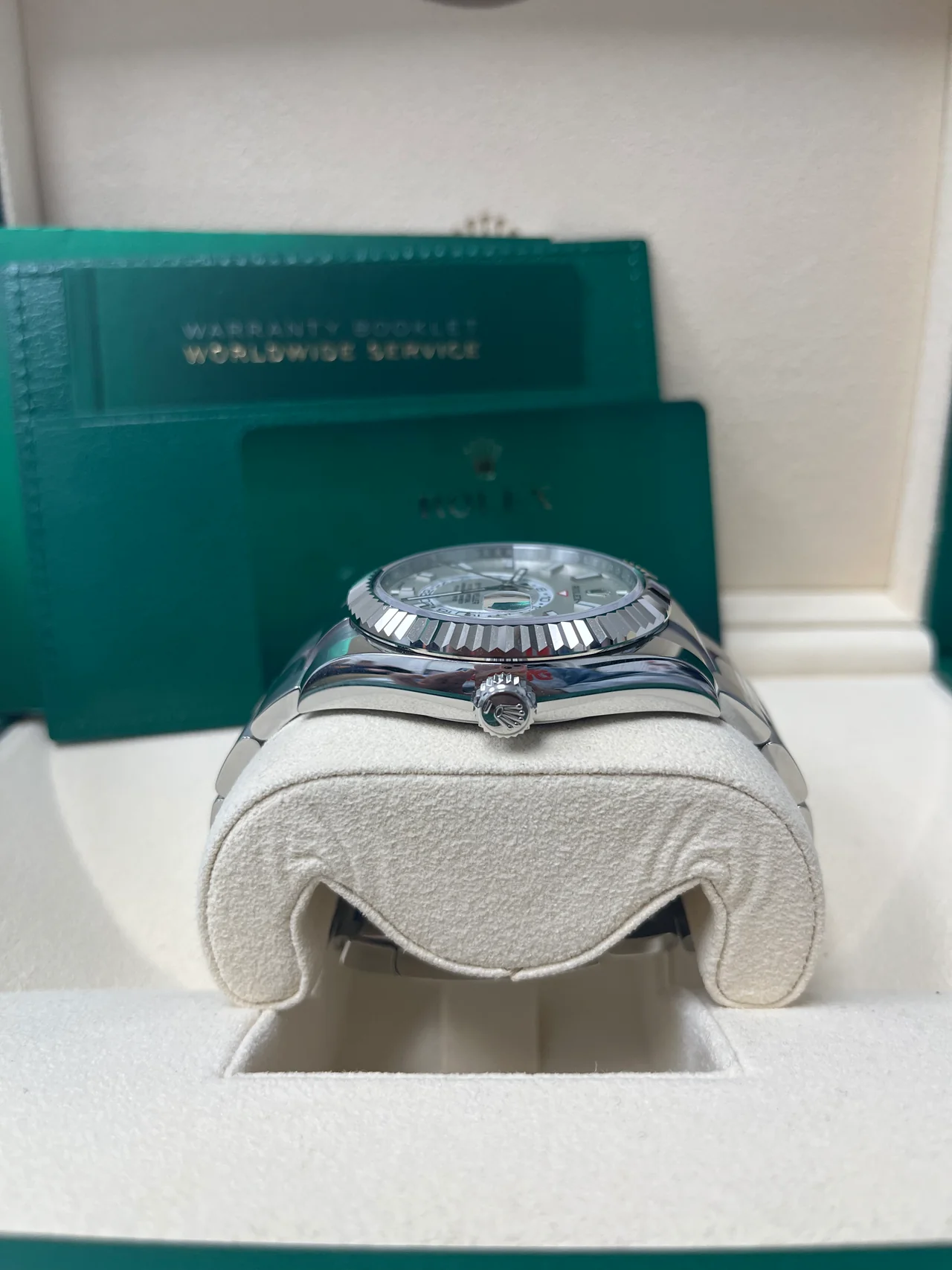 Rolex Sky-Dweller 326934 - 42MM White Rolesor White Index Dial Oyster Bracelet 2020-2