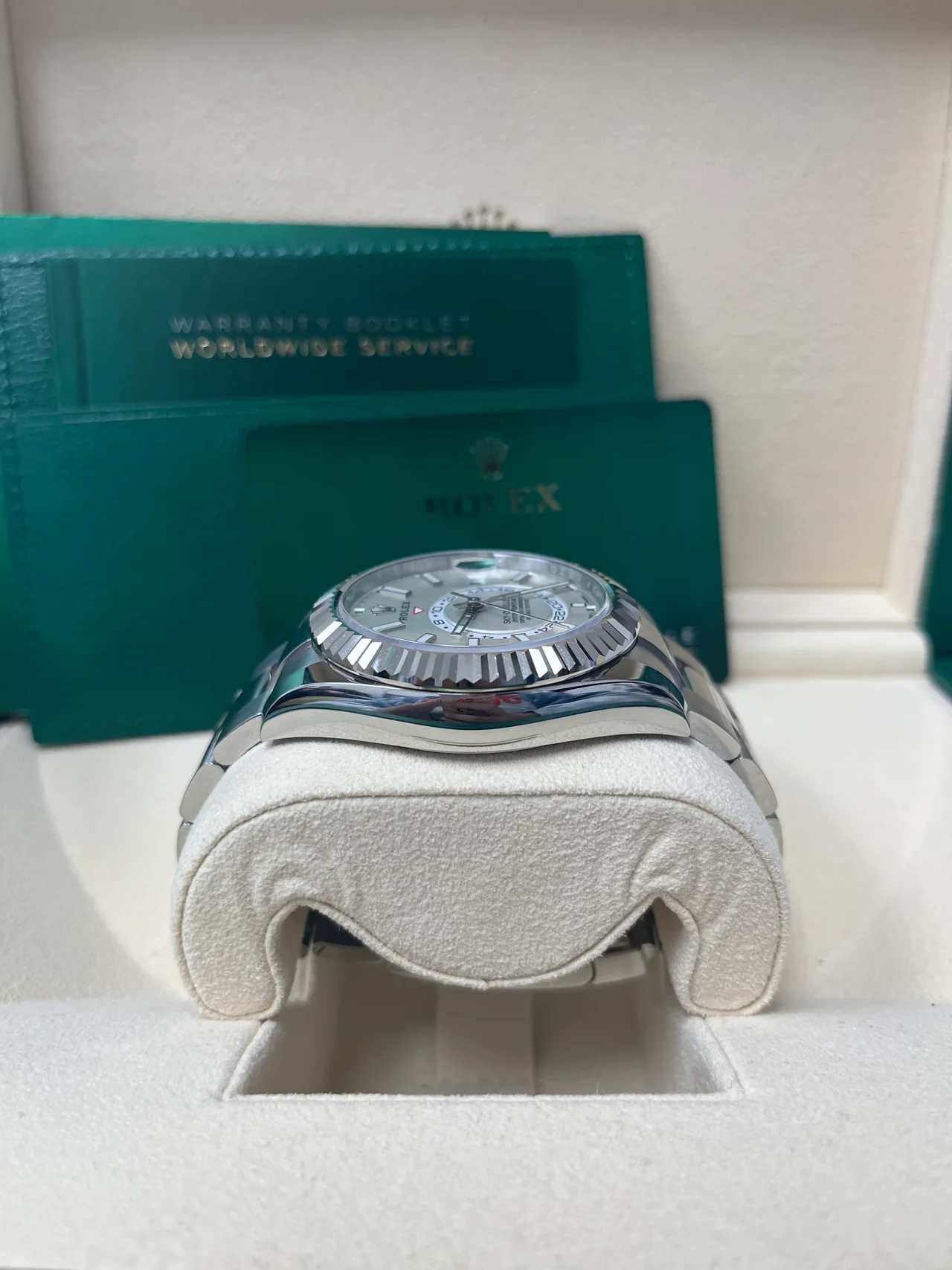 Rolex Sky-Dweller 326934 - 42MM White Rolesor White Index Dial Oyster Bracelet 2020-3