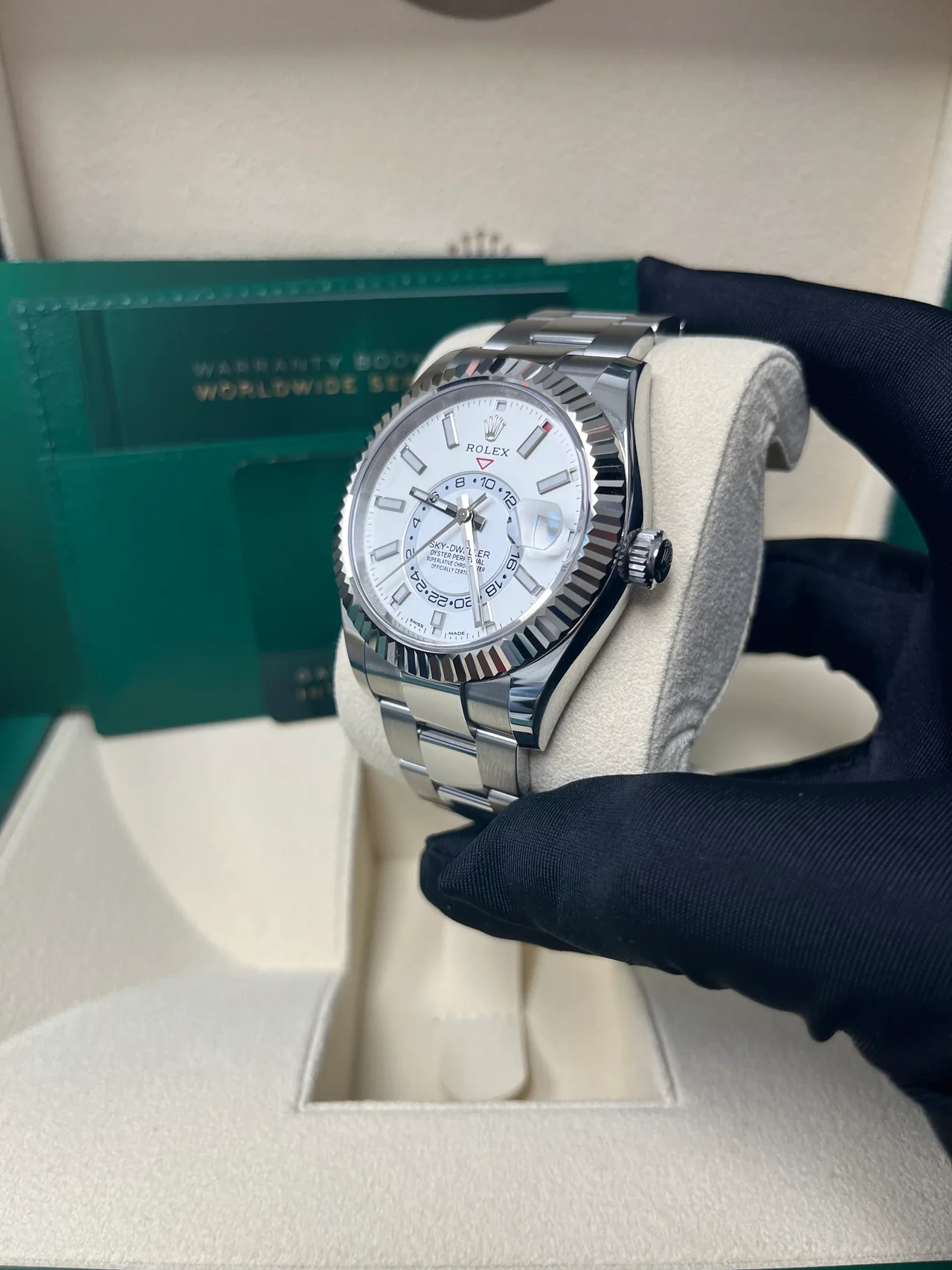 Rolex Sky-Dweller 326934 - 42MM White Rolesor White Index Dial Oyster Bracelet 2020-33