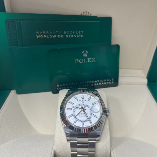 Rolex Sky-Dweller 326934 - 42MM White Rolesor White Index Dial Oyster Bracelet 2020