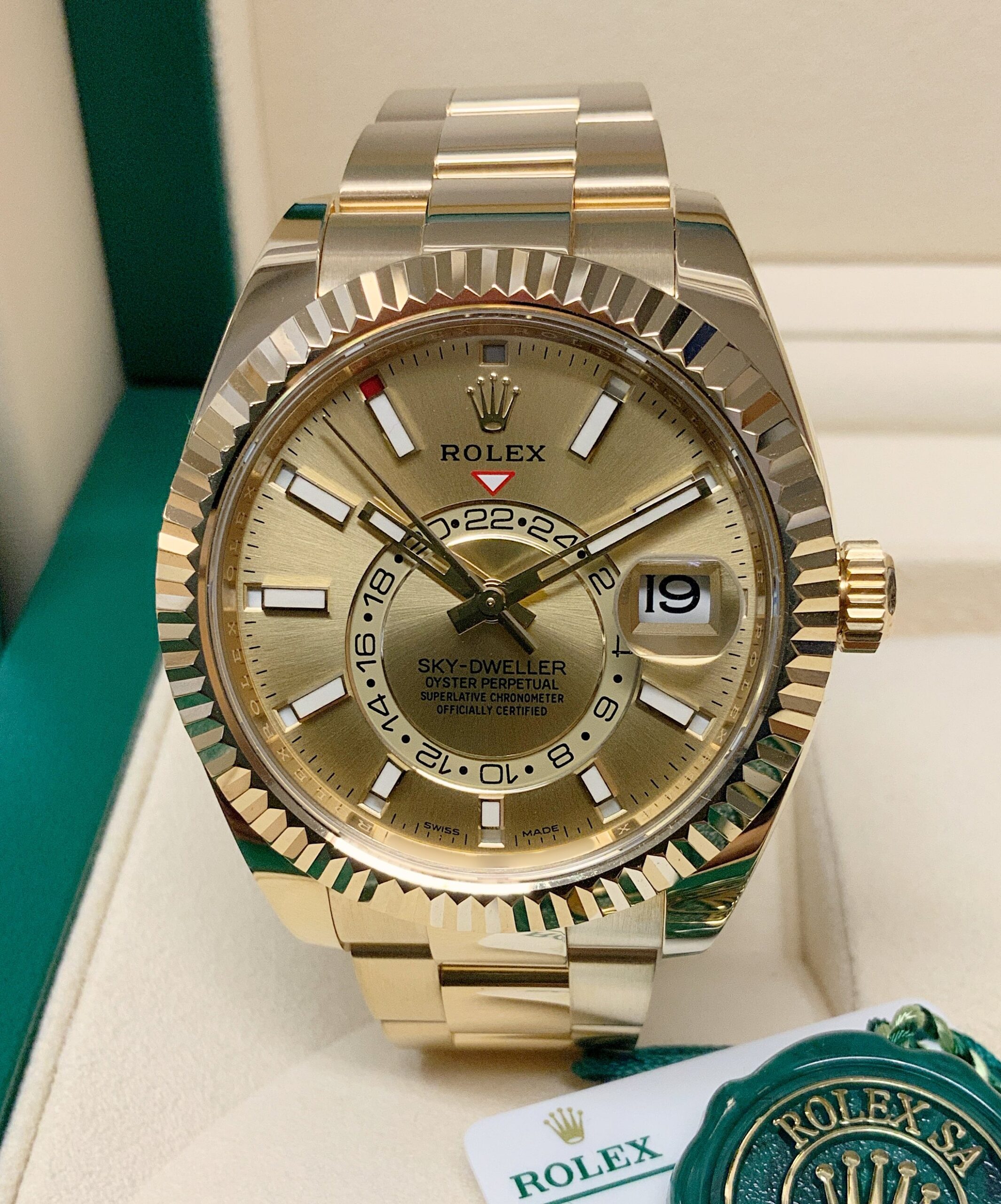 Rolex Sky-Dweller 326938 Yellow Gold 42MM 2021 11 Rolex Sky-Dweller 326938 Yellow Gold 42MM 2021