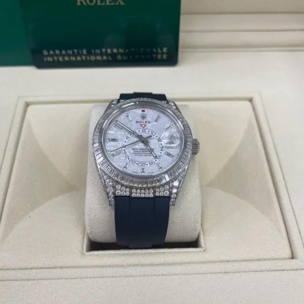 Rolex Sky-Dweller 326259TBR 42MM - Meteorite Diamonds Baguette Dial Factory Diamonds 2022