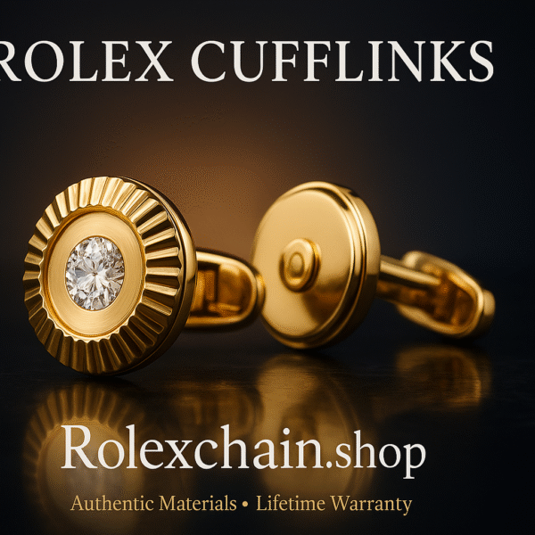 rolex cufflinks