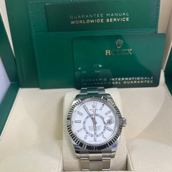 Rolex Sky-Dweller White Index Dial Oyster Bracelet 336934 42MM 2023