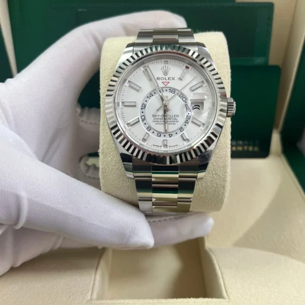 Rolex Sky-Dweller White Index Dial Oyster Bracelet 336934 42MM 2023