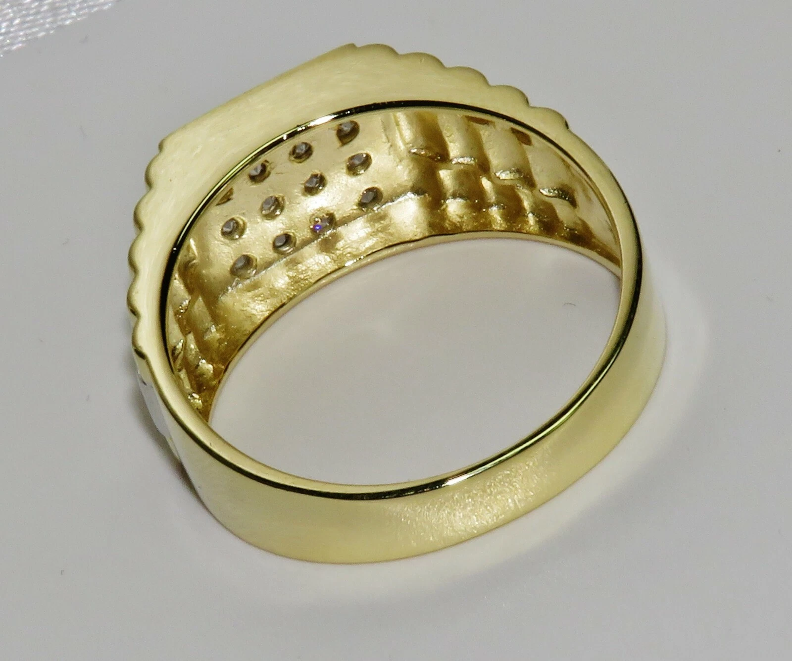 9ct-yellow-gold-on-silver-mens-simulated-diamond-rolex-ring-sizes-7-14- 9ct-yellow-gold-on-silver-mens-simulated-diamond-rolex-ring-sizes-7-14