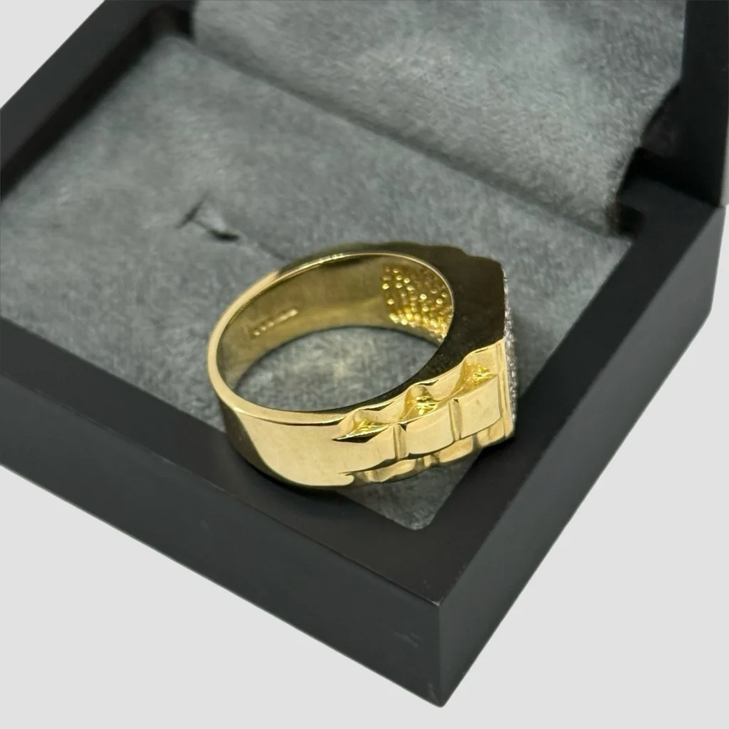 pre-owned-9ct-yellow-gold-cz-rolex-style-ring-size-12-cluster-stone-face-14-85g